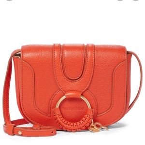 See By Chloe Hana Mini Leather Bag in Orange